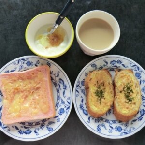 タラコと青海苔のトースト